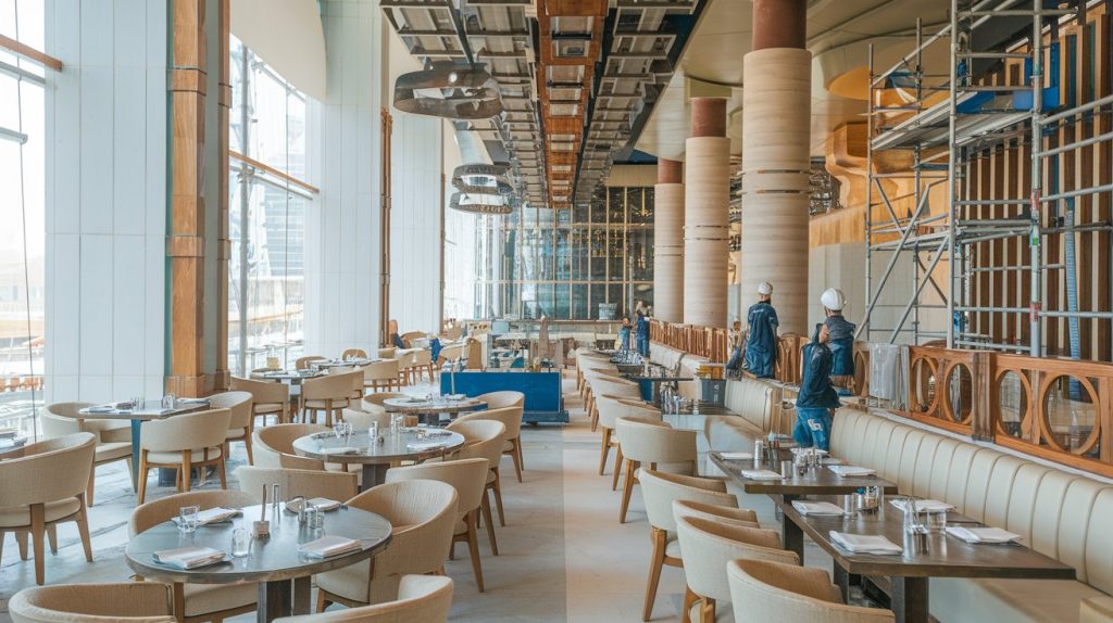 Dubai Restaurant decoration going on by Favoritehome
