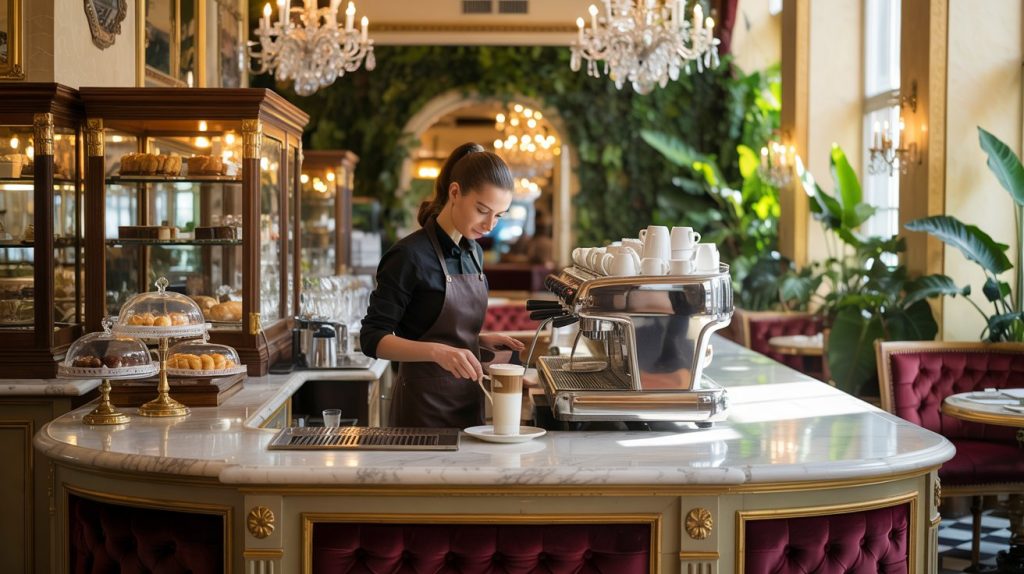 Top Cafe luxury interior design
