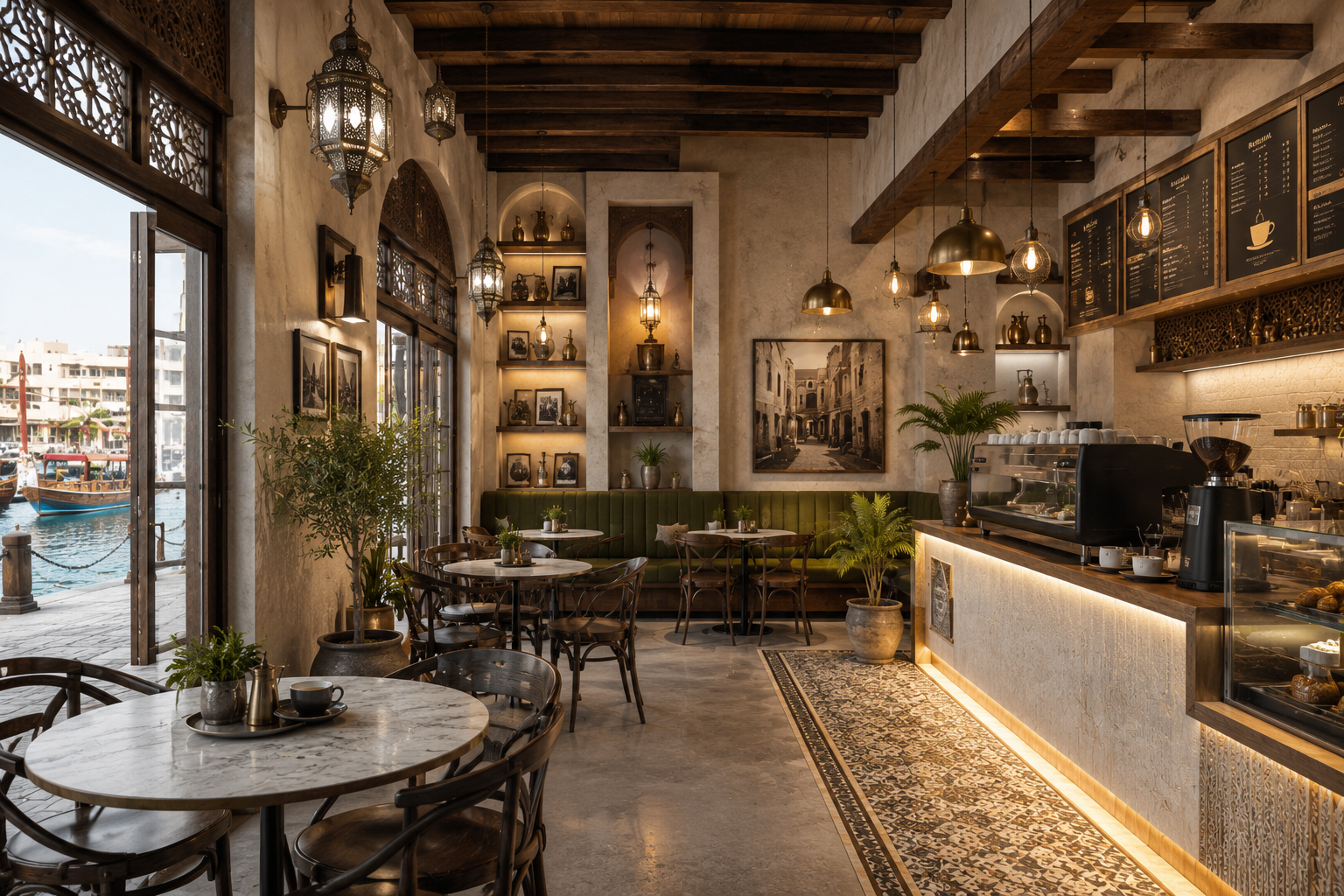 Cafe Fit Out in Deira and Old Dubai: Blending Character With Compliance